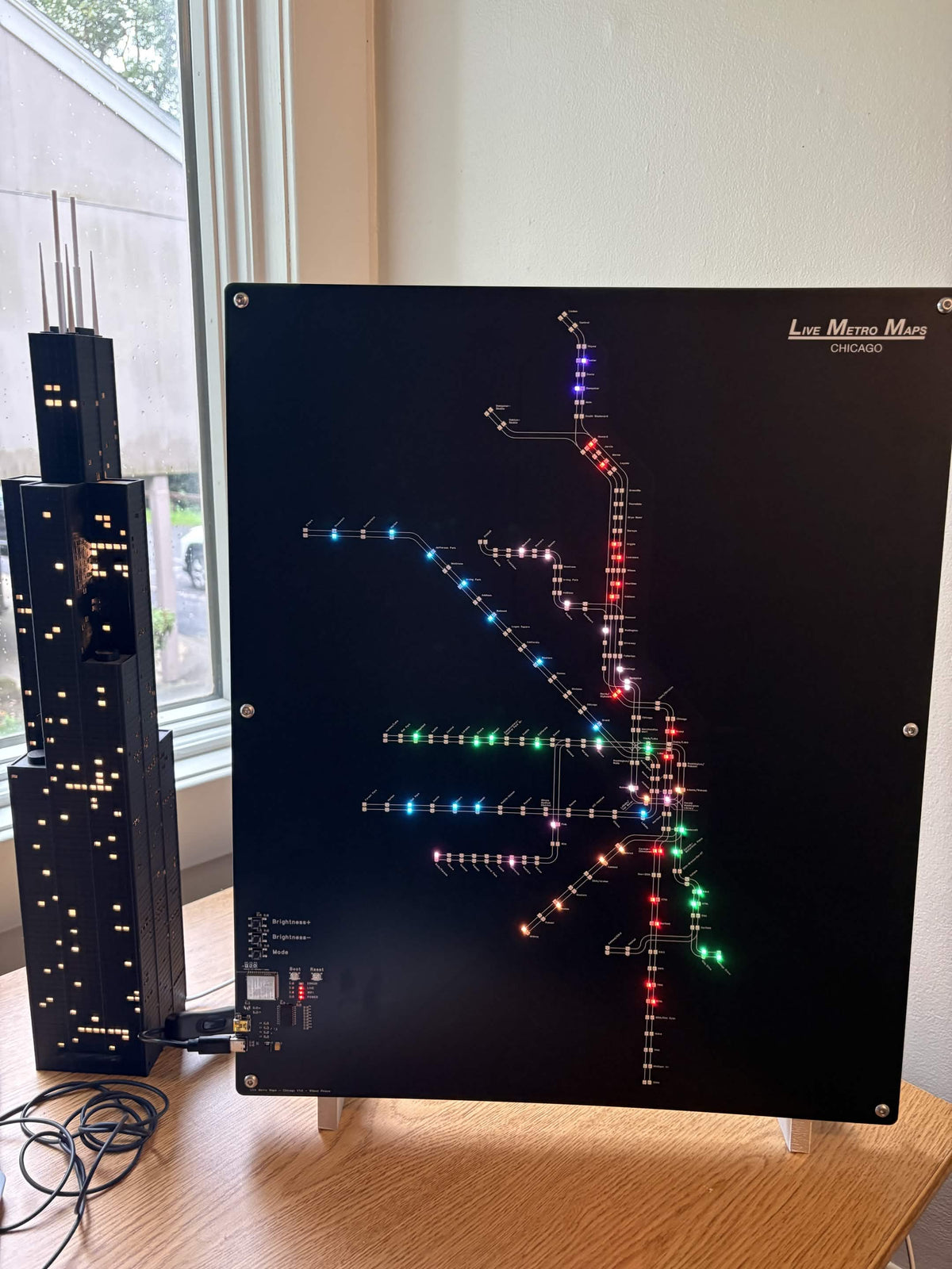 Live Chicago Metro Map