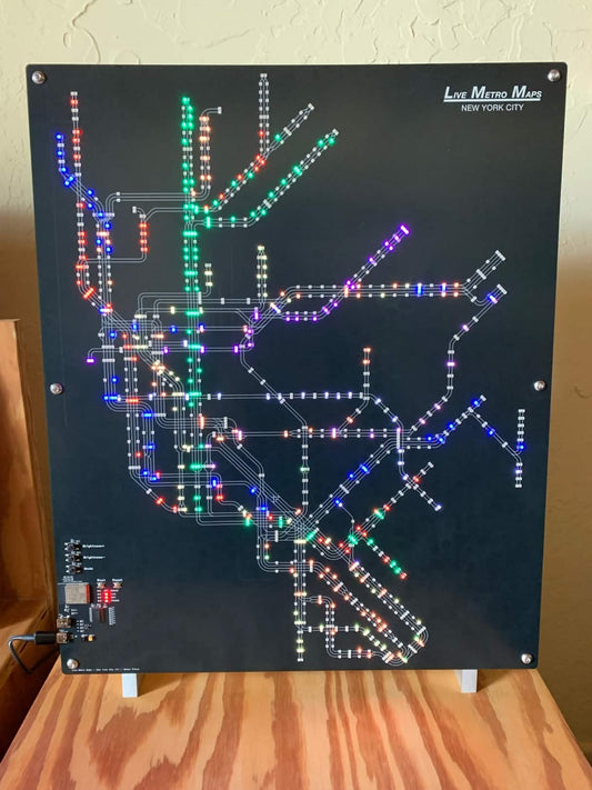 Live NYC Metro Map