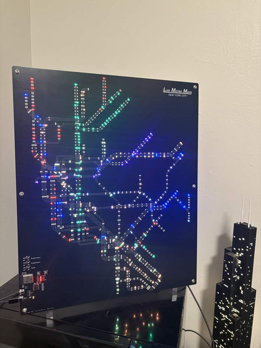 Live NYC Metro Map