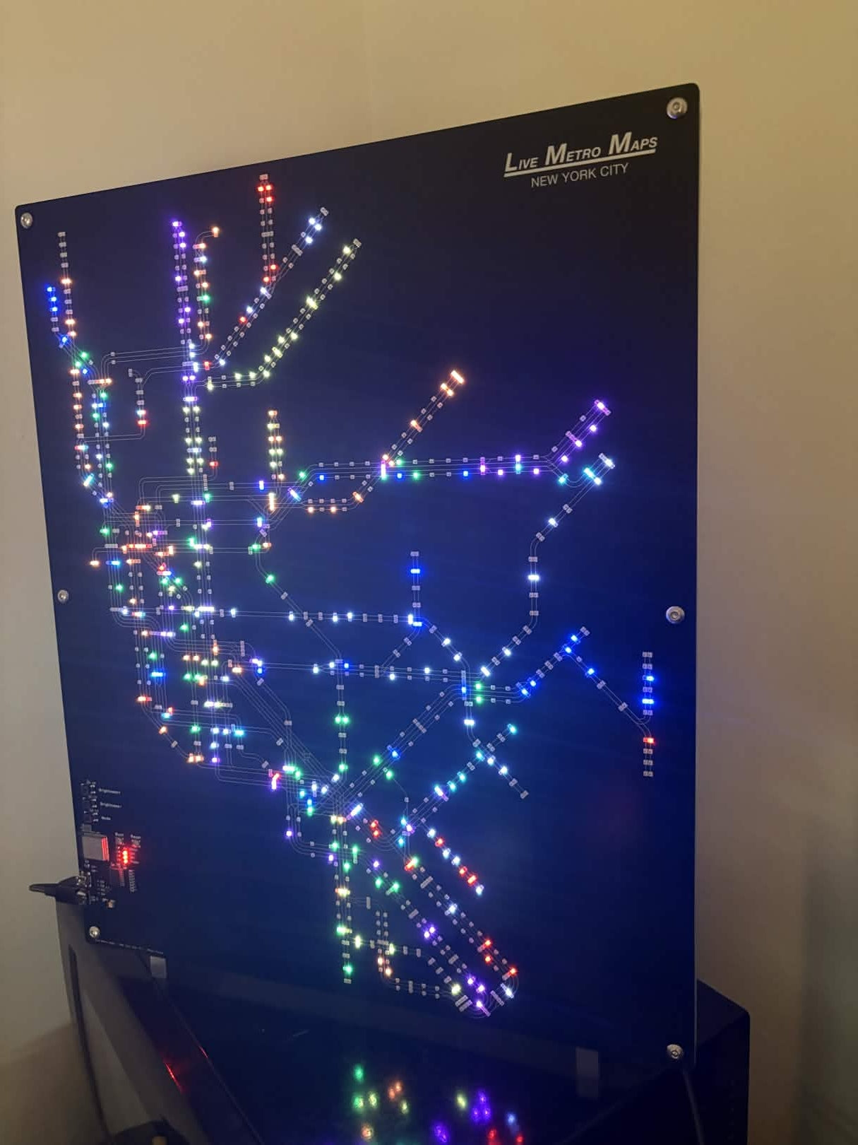 Live NYC Metro Map