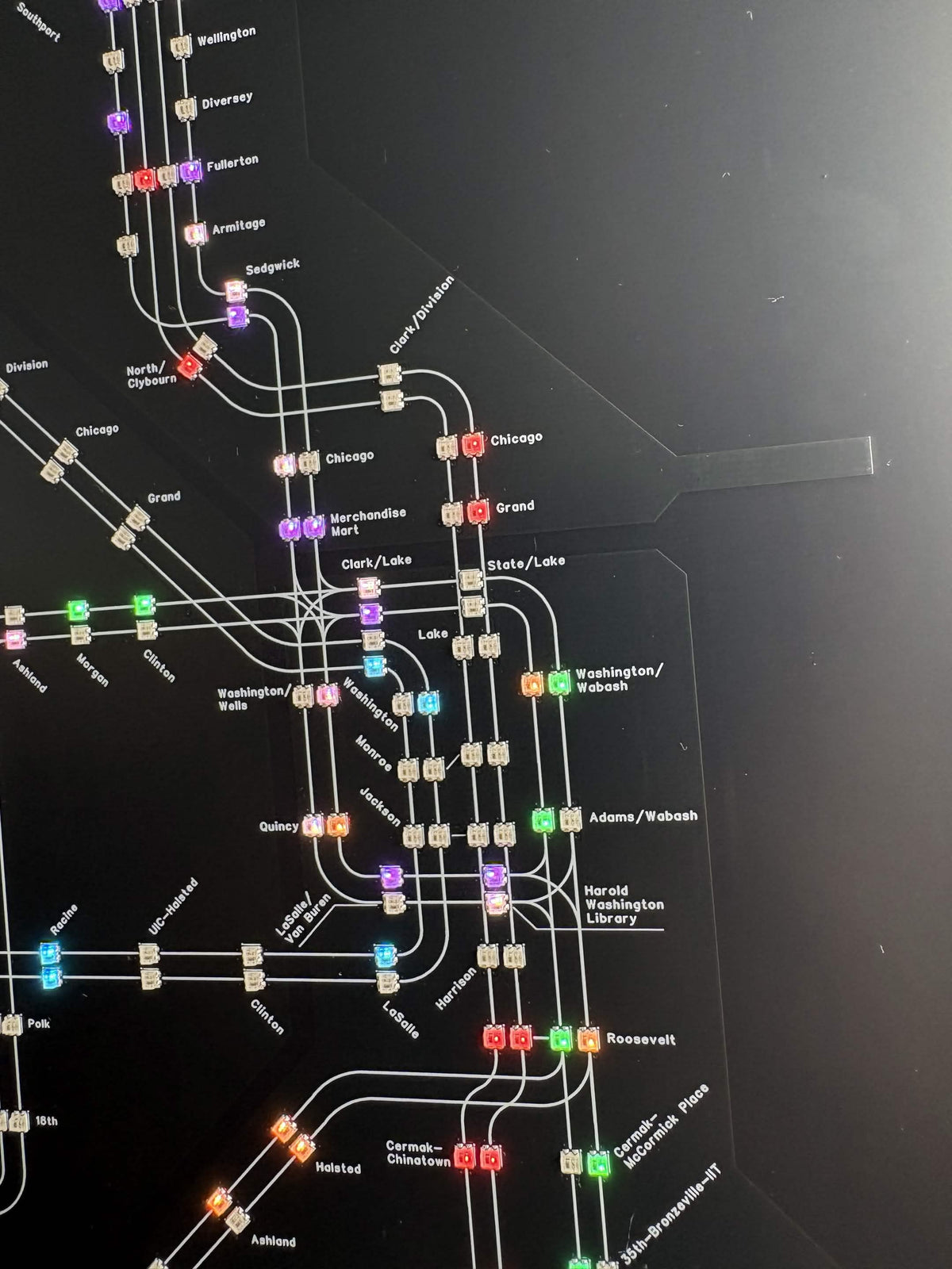Live Chicago Metro Map
