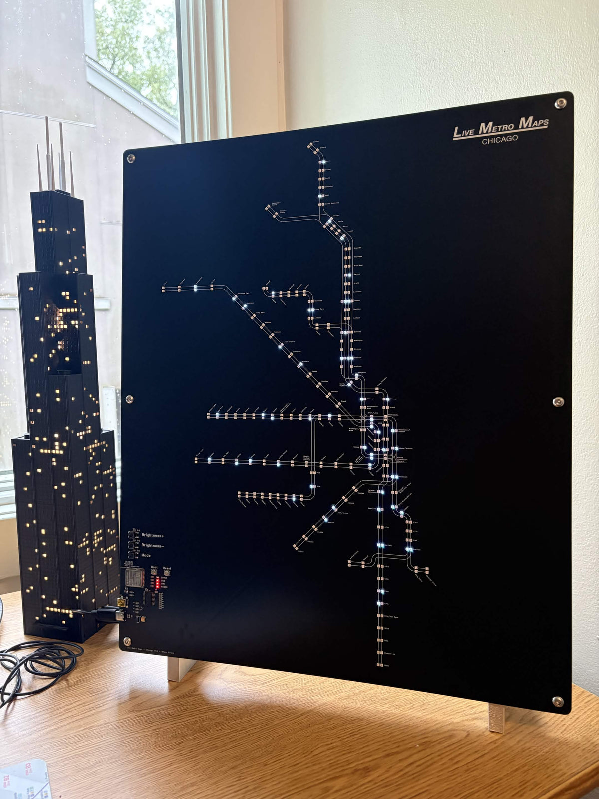 Live Chicago Metro Map