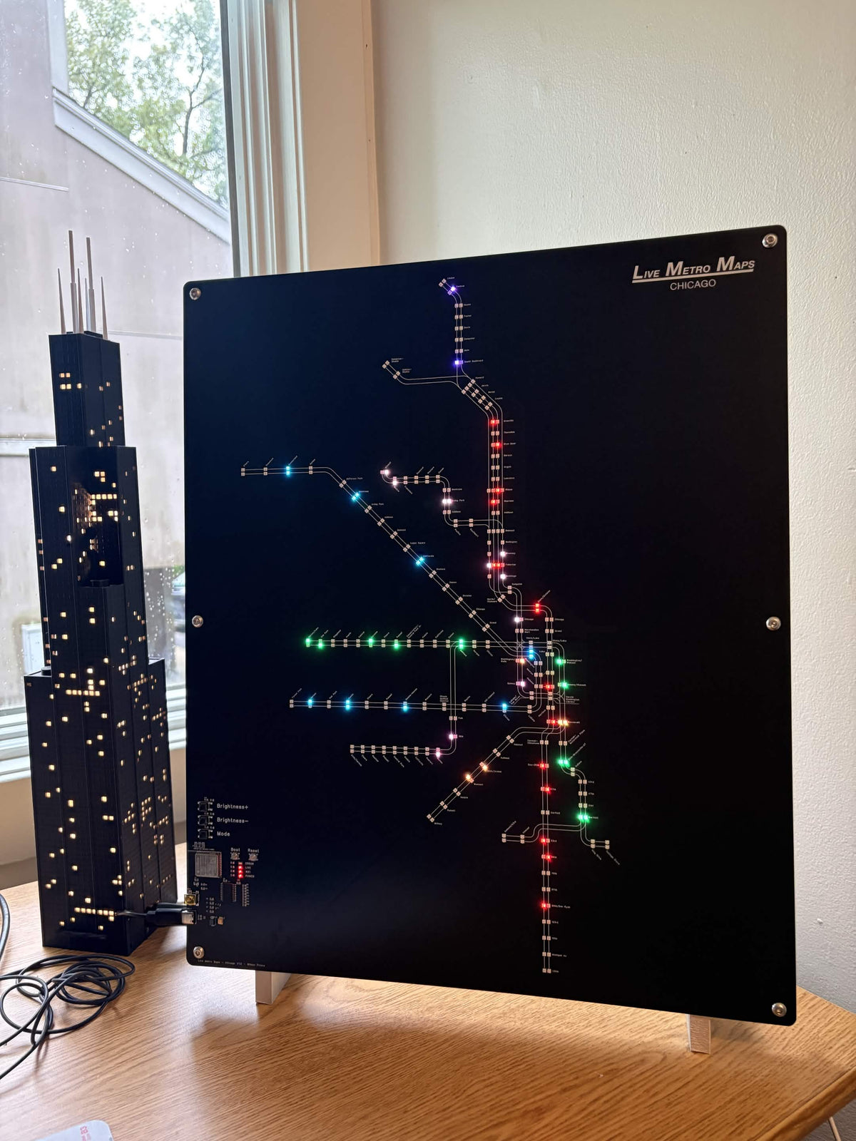 Live Chicago Metro Map